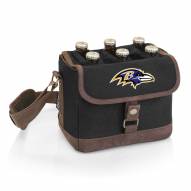 Baltimore Ravens Beer Caddy Cooler Tote with Opener