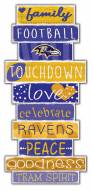 Baltimore Ravens Celebrations Stack Sign