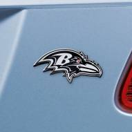 Baltimore Ravens Chrome Metal Car Emblem