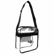 Baltimore Ravens Clear Crossbody Carry-All Bag