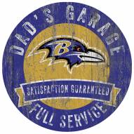 Baltimore Ravens Dad's Garage Sign