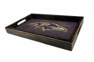 Baltimore Ravens Distressed Team Color Tray
