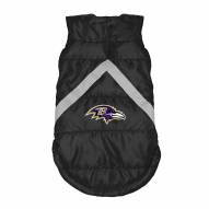 Baltimore Ravens Dog Puffer Vest