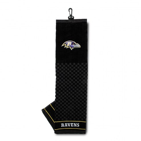 Baltimore Ravens Embroidered Golf Towel