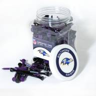 Baltimore Ravens 175 Golf Tee Jar