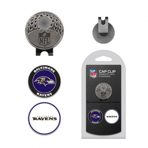 Baltimore Ravens Hat Clip & Marker Set