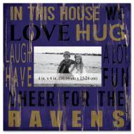 Baltimore Ravens In This House 10" x 10" Picture Frame