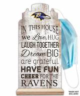 Baltimore Ravens In This House Mask Holder