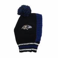 Baltimore Ravens Knit Dog Hat