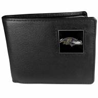 Baltimore Ravens Leather Bi-fold Wallet in Gift Box