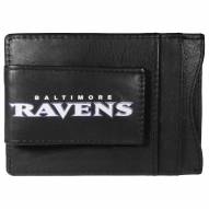 Baltimore Ravens Logo Leather Cash and Cardholder
