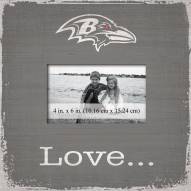 Baltimore Ravens Love Picture Frame