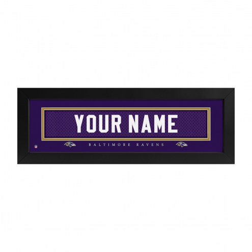 Baltimore Ravens Name Plate Custom Print