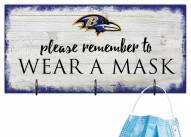 Baltimore Ravens Please Wear Your Mask Sign