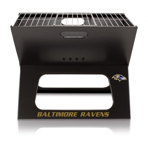 Baltimore Ravens Portable Charcoal X-Grill