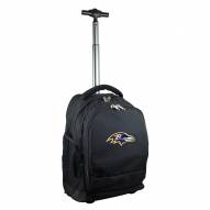 Baltimore Ravens Premium Wheeled Backpack