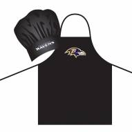 Baltimore Ravens Apron & Chef Hat