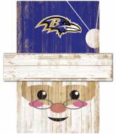 Baltimore Ravens Santa Head Sign