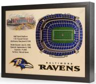 Baltimore Ravens 25-Layer StadiumViews 3D Wall Art