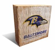 Baltimore Ravens Team Logo Block