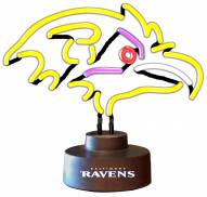 Baltimore Ravens Team Logo Neon Lamp