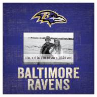Baltimore Ravens Team Name 10" x 10" Picture Frame