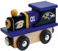 Baltimore Ravens Wood Toy Train