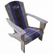 Baltimore Ravens Wooden Adirondack Chair