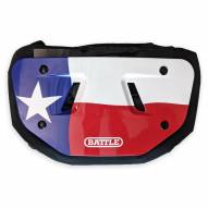 Battle Sports Texas Flag Adult Football Back Plate