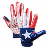 Battle Sports Texas Flag Adult Football Receiver Gloves