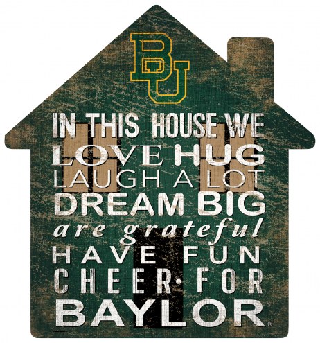 Baylor Bears 12&quot; House Sign