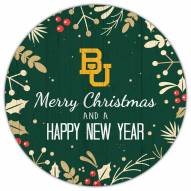 Baylor Bears 12" Merry Christmas & Happy New Year Sign