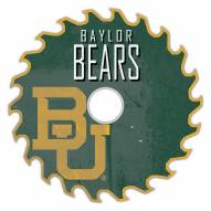 Baylor Bears 12" Rustic Circular Saw Sign