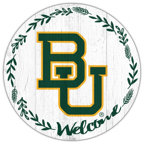 Baylor Bears 12&quot; Welcome Circle Sign