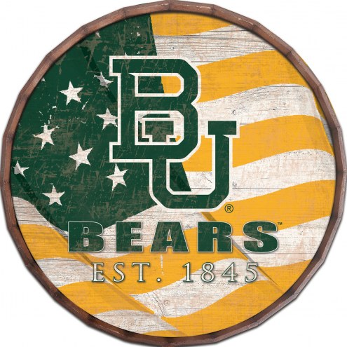 Baylor Bears 16&quot; Flag Barrel Top