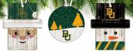 Baylor Bears 3-Pack Christmas Ornament Set