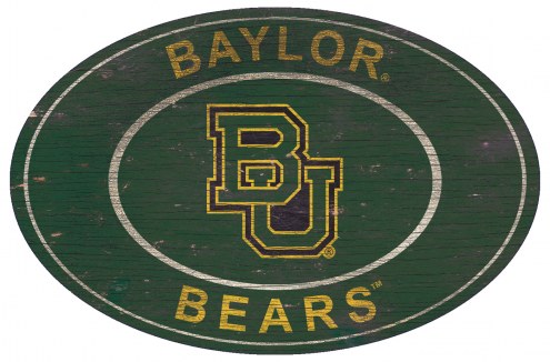 Baylor Bears 46&quot; Heritage Logo Oval Sign