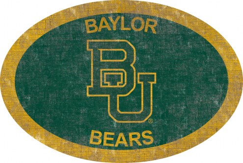 Baylor Bears 46&quot; Team Color Oval Sign