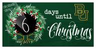 Baylor Bears 6" x 12" Chalk Christmas Countdown Sign