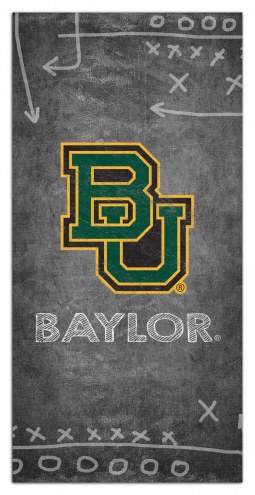 Baylor Bears 6&quot; x 12&quot; Chalk Playbook Sign