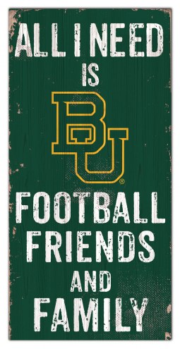 Baylor Bears 6&quot; x 12&quot; Friends & Family Sign
