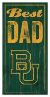 Baylor Bears Best Dad Sign