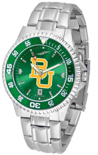 Baylor Bears Competitor Steel AnoChrome Color Bezel Men's Watch