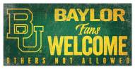 Baylor Bears Fans Welcome Sign