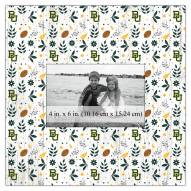 Baylor Bears Floral Pattern 10" x 10" Picture Frame