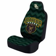 Baylor Bears Green Zig Zag Universal Bucket Car Seat Cover