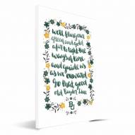 Baylor Bears Hand-Painted Song Canvas Print