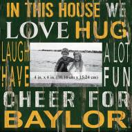 Baylor Bears In This House 10" x 10" Picture Frame