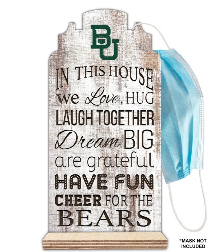 Baylor Bears In This House Mask Holder