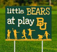 Baylor Bears Little Fans at Play 2-Sided Yard Sign